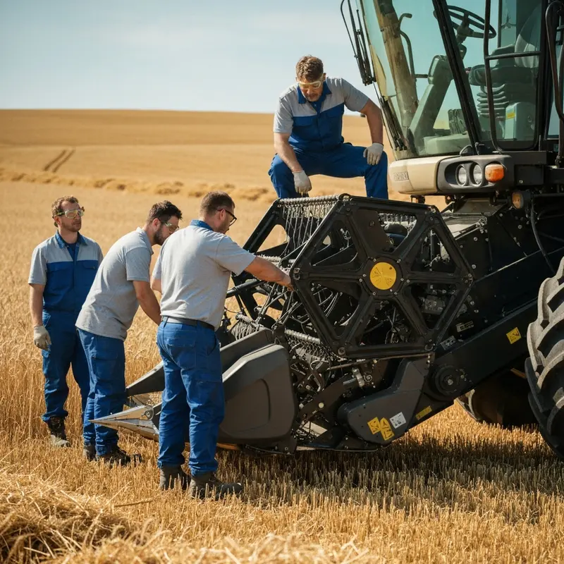 máquinas agrícolas para o mercado europeu