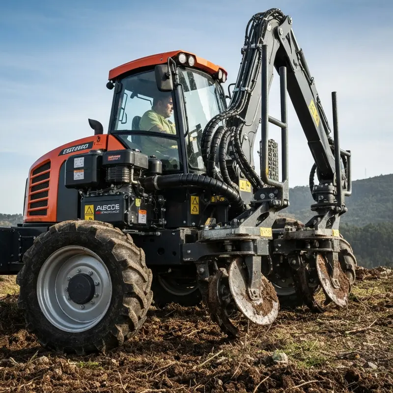 Soluções Mecanizadas Empregadas pela Na Reflorestar para Terrenos Íngremes