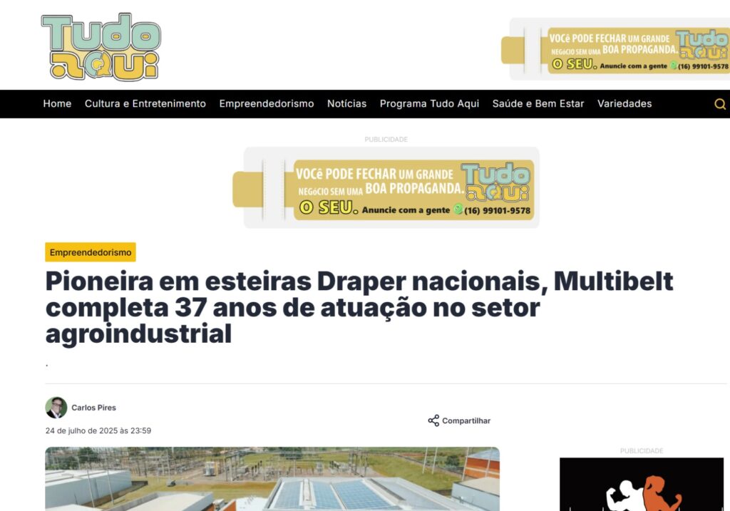 Multibelt 37 anos correias Multibelt 37 anos