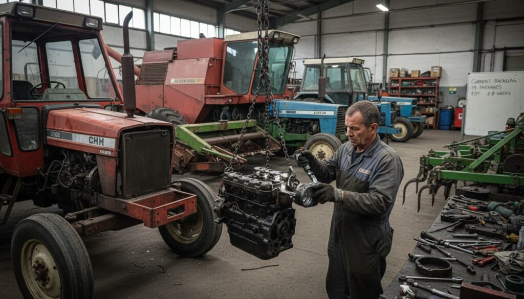 Diagnostico dos Efeitos na Manutencao Industrial e Produtividade das Maquinas CNHi, queda vendas máquinas agrícolas, lucratividade CNHi, manutenção industrial, soluções transmissão agrícola