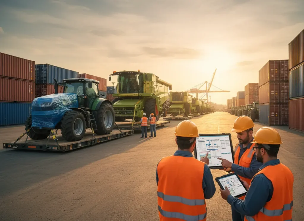Gestao Industrial e Logistica para Exportacao de Maquinas Agricolas Brasileiras a Europa máquinas agrícolas adaptadas para a Europa, exportação máquinas agrícolas, equipamentos agrícolas Brasil Europa, adequação máquinas agrícolas, mercado europeu agro