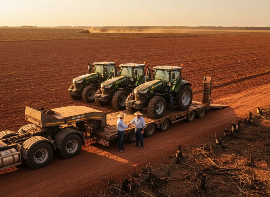 Projeto da Unioeste Revoluciona Agroindústria com Trator Elétrico Eficiente 1 Máquinas agrícolas,Área de plantio,Expansão da área de plantio,Manutenção preventiva,Correias agrícolas Impacto da Ampliacao da Area de Plantio nas Vendas de Maquinas Agricolas Máquinas agrícolas,Área de plantio,Expansão da área de plantio,Manutenção preventiva,Correias agrícolas