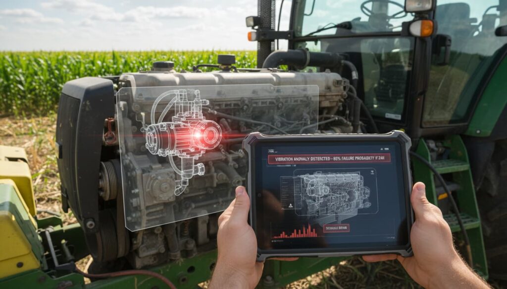 Por Que as Vendas de Máquinas Agrícolas Caíram 28,2% em Fevereiro e Como Minimizar o Impacto Operacional 4 Trator elétrico,Vendas de máquinas agrícolas,Manutenção preditiva,Eficiência operacional Manutencao Preditiva e Monitoramento Inteligente para Maxima Disponibilidade Trator elétrico,Vendas de máquinas agrícolas,Manutenção preditiva,Eficiência operacional