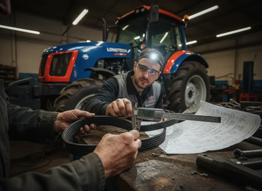 Selecao Tecnica de Correias Industriais para Maquinas Chinesas no Agro máquinas chinesas para o agro brasileiro, máquinas chinesas, agro brasileiro, seleção de correias industriais, integração tecnológica agro
