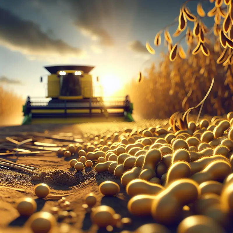 Como Medir Perdas na Colheita de Soja para Maximizar a Eficiência Industrial 1 Perdas na colheita de soja,Medir perdas na colheita,Eficiência na colheita,Colheita mecanizada de soja,Desperdício de grãos,Manutenção de correias agrícolas,Regulagem de colheitadeiras Entendendo as Perdas na Colheita de Soja e Seus Impactos Operacionais