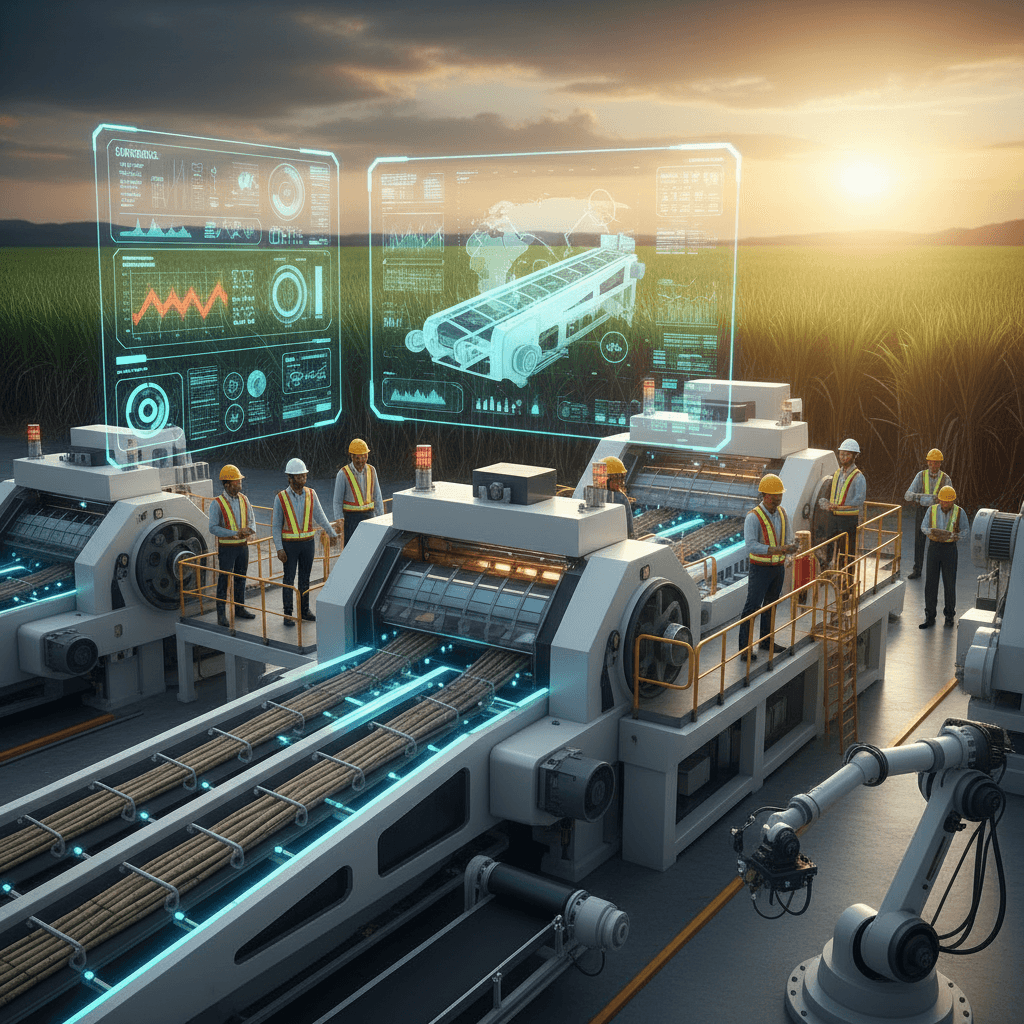 Como a inteligência artificial otimiza a moagem de cana