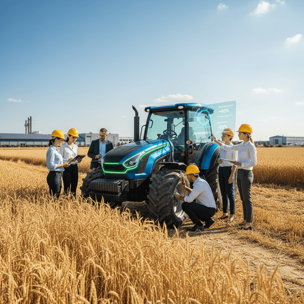 Benefícios do trator elétrico