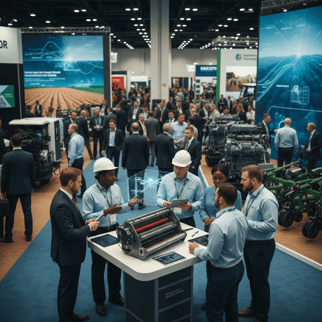 Illustration showing growth trends in agricultural inputs market