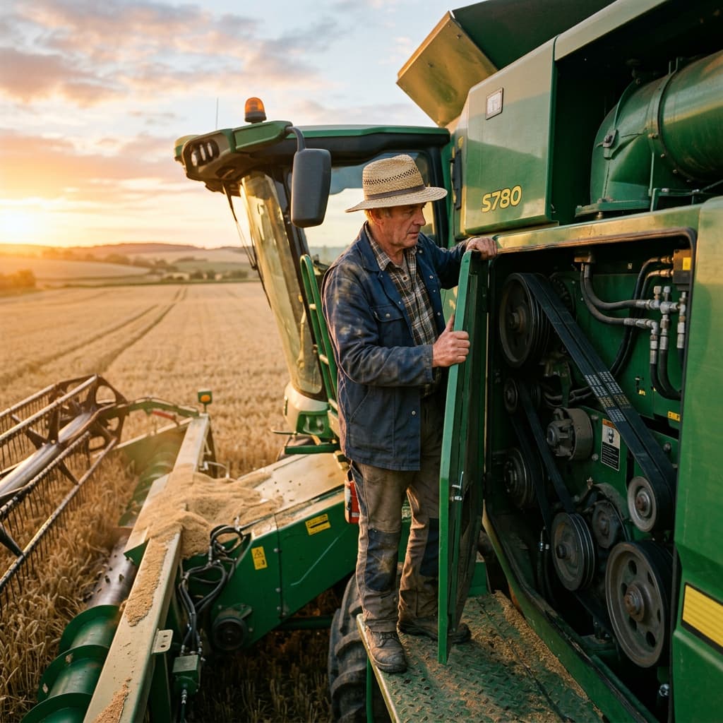 Operador versus mecânico: quem é responsável pela correia? 1 manutenção de correias,manutenção preventiva agrícola,operador de máquinas agrícolas,checklist de manutenção,gestão de frota agrícola manutenção de correias