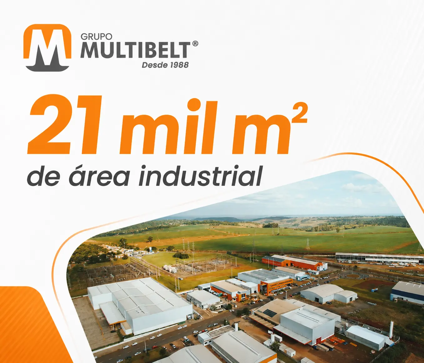 21 mil m² de área industrial