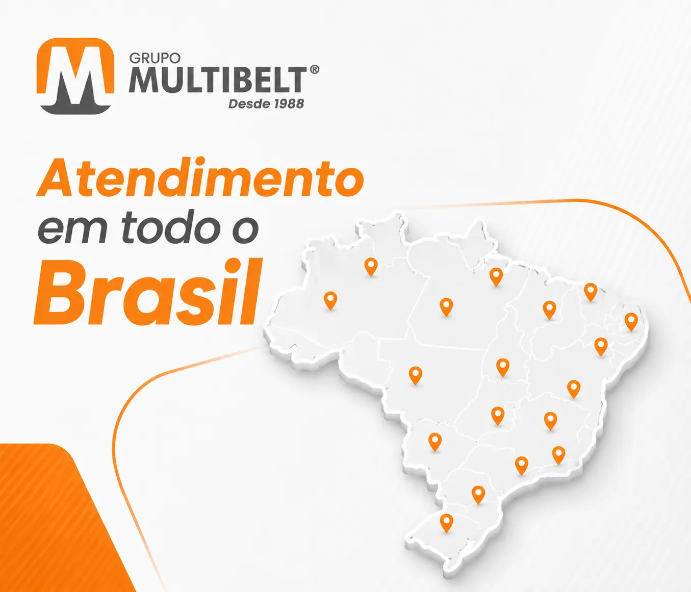 Atendimento em todo o Brasil