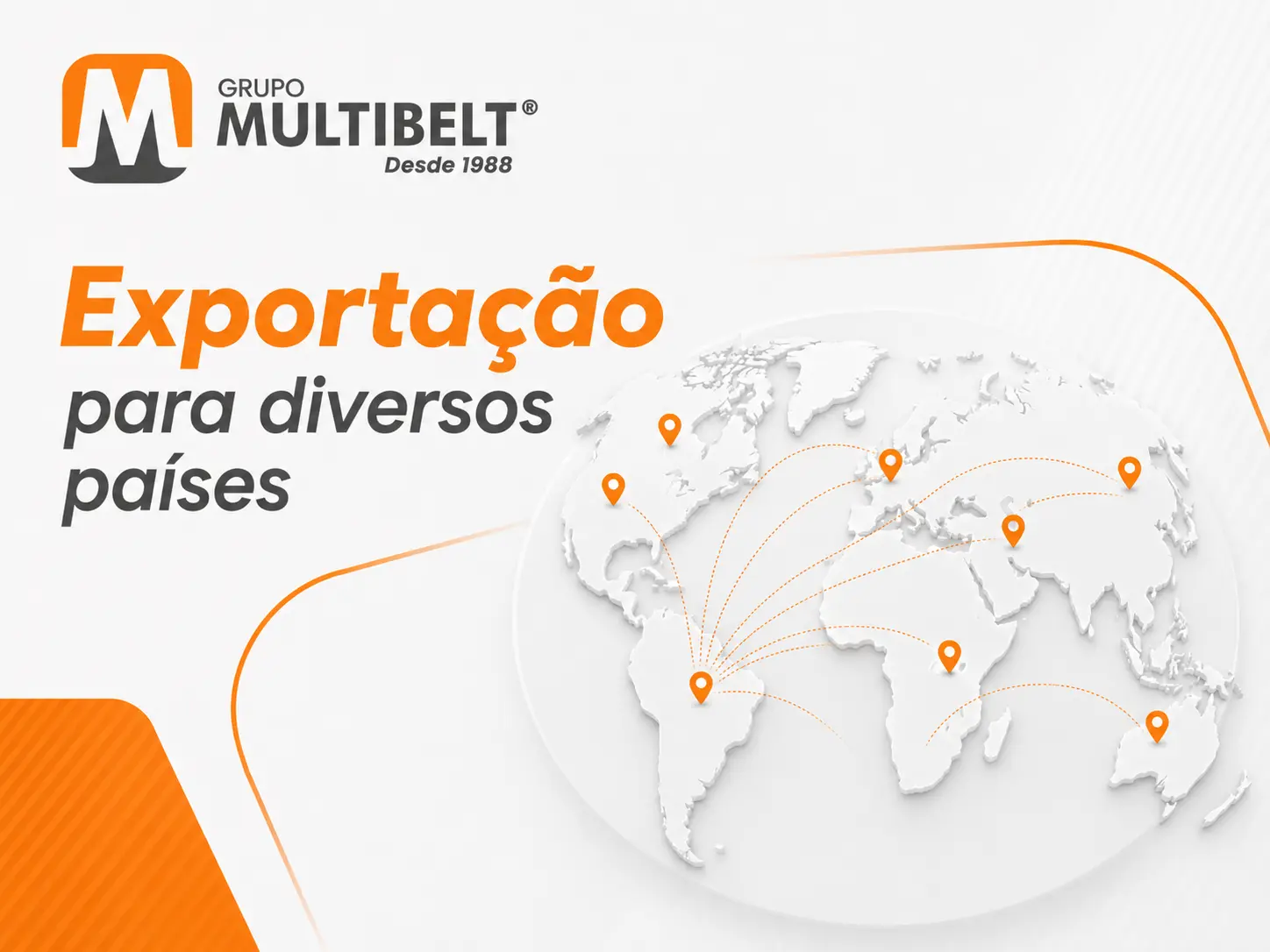 Exportação para diversos países